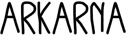 preview image of the Arkarna font