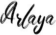 preview image of the Arlaya font