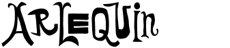 preview image of the Arlequin font