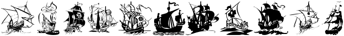 preview image of the Armada Pirata font