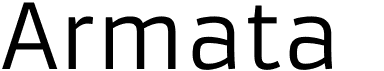 preview image of the Armata font