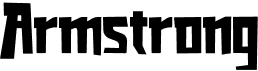 preview image of the Armstrong font