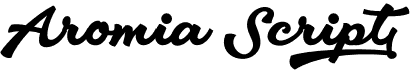preview image of the Aromia Script font