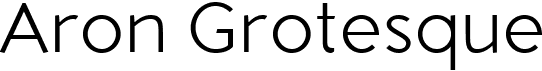 preview image of the Aron Grotesque font