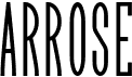 preview image of the Arrose font