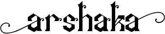 preview image of the Arshaka font