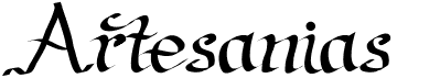 preview image of the Artesanias font