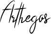 preview image of the Arthegos font