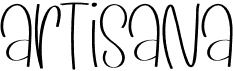 preview image of the Artisana font