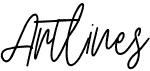 preview image of the Artlines font