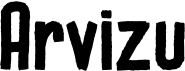 preview image of the Arvizu font