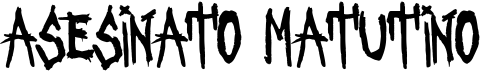 preview image of the Asesinato Matutino font