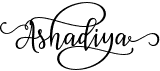 preview image of the Ashadiya font