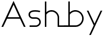 preview image of the Ashby font