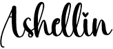 preview image of the Ashellin font