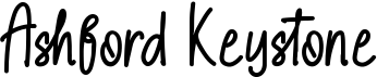 preview image of the Ashford Keystone font