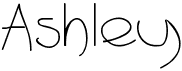 preview image of the Ashley font