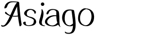 preview image of the Asiago font