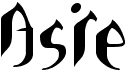 preview image of the Asie font
