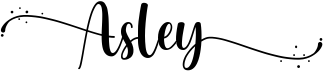 preview image of the Asley font
