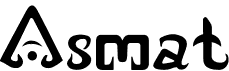 preview image of the Asmat font