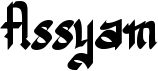 preview image of the Assyam font
