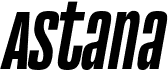 preview image of the Astana font