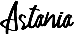 preview image of the Astania font
