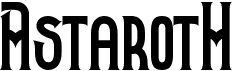 preview image of the Astaroth font