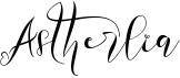 preview image of the Astherlia font