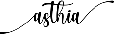 preview image of the Asthia font