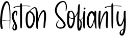 preview image of the Aston Sofianty font