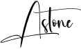 preview image of the Astone font
