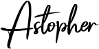 preview image of the Astopher font