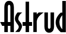 preview image of the Astrud font