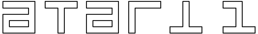 preview image of the Atari 1 font