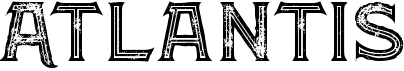 preview image of the Atlantis font
