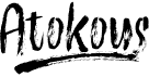 preview image of the Atokous font