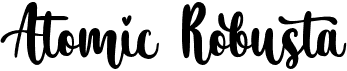 preview image of the Atomic Robusta font