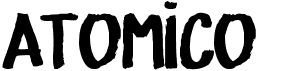 preview image of the At�mico font