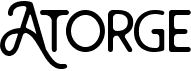 preview image of the Atorge font
