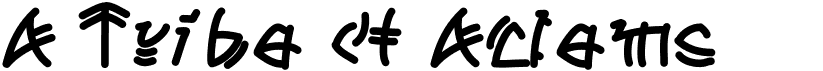 preview image of the A Tribe of Aclems font