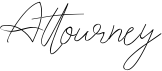 preview image of the Attourney font