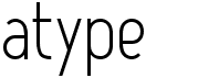 preview image of the Atype 1 font