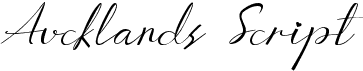 preview image of the Aucklands Script font