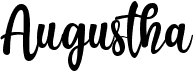 preview image of the Augustha font