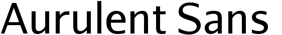 preview image of the Aurulent Sans font