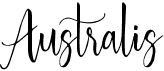 preview image of the Australis font