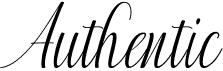 preview image of the Authentic font