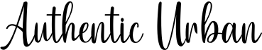 preview image of the Authentic Urban font